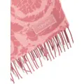 Versace Barocco cashmere blanket (190cm x 150cm) - Pink
