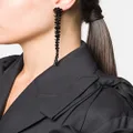 Simone Rocha bead drip earrings - Black