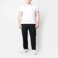 Moncler logo-patch polo shirt - White
