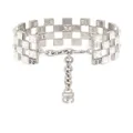 Dolce & Gabbana logo-plaque choker necklace - Silver