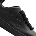 Burberry Box logo-embossed leather sneakers - Black