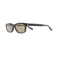 Dunhill rectangle-frame sunglasses - Black