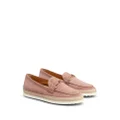 Tod's Gomma leather espadrilles - Pink