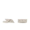 Dolce & Gabbana logo-engraved rectangle-shape cufflinks - Silver