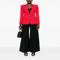 Moschino toggle-fastening single-breasted blazer - Red