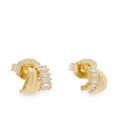 Kenneth Jay Lane crystal-embellished stud earrings - Gold