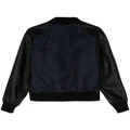 Versace Barocco-jacquard bomber jacket - Blue