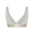 Versace Greca-underband triangle bra - Grey