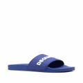 Dsquared2 logo-print open-toe slides - Blue