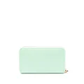 Love Moschino logo-lettering faux-leather wallet - Green