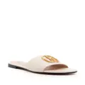 Bally Ghis leather mules - White