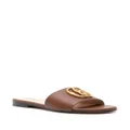 Bally Ghis leather mules - Brown