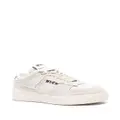 MSGM FG-1 panelled leather sneakers - Neutrals