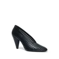 Proenza Schouler 85mm perforated leather pumps - Black
