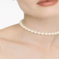 Jennifer Behr pearl ribbon-tie necklace - White