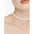 Jennifer Behr pearl ribbon-tie necklace - White