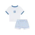 Givenchy Kids logo-appliqué T-shirt and shorts set - White