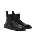 Versace leather Chelsea boots - Black
