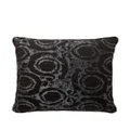 Versace Barocco silk-linen cushion - Black
