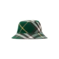 Burberry check-pattern reversible bucket hat - Green