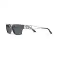 Dolce & Gabbana Eyewear crystal-embellished square-frame sunglasses - Grey