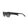 Dolce & Gabbana Eyewear zebra-print butterfly-frame sunglasses - Black
