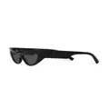 Dolce & Gabbana Eyewear logo-embossed cat-eye frame sunglasses - Black