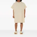 Burberry Towelling hooded cotton dress - Neutrals