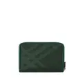 Burberry checkered jacquard twill wallet - Green