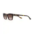 Dolce & Gabbana Eyewear tortoiseshell-effect square-frame sunglasses - Brown