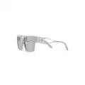 Dolce & Gabbana Eyewear bead-embellished square-frame sunglasses - Grey