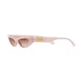 Dolce & Gabbana Eyewear pearlescent butterfly-frame sunglasses - Pink