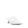 Vic Matie 65mm leather mules - White
