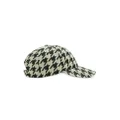 Burberry Houndstooth-pattern cotton cap - White