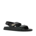 Gucci GG leather sandals - Black