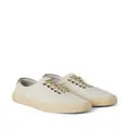 Brunello Cucinelli branded heel-counter cotton sneakers - Neutrals