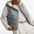 Brunello Cucinelli quilted padded gilet - Grey