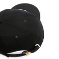 Versace logo-embroidered cotton cap - Black