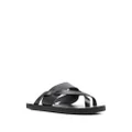 Ancient Greek Sandals Zinon cross-strap leather sandals - Black