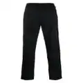 Theory cotton straight-leg trousers - Black