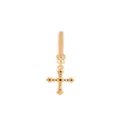 Dolce & Gabbana cross-pendant hoop earring - Gold