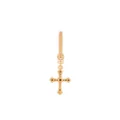 Dolce & Gabbana cross-pendant hoop earring - Gold