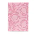 Versace logo-print notebook - Pink