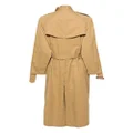 R13 decorative-belts double-breasted trench coat - Neutrals