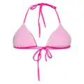 Dsquared2 Be Icon triangle bikini top - Pink
