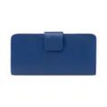 Prada logo-plaque folding wallet - Blue