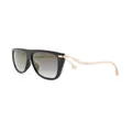 Jimmy Choo Eyewear Suvis oversized frame sunglasses - Black