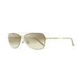 Longines gradient-lenses pilot-frame sunglasses - Gold