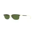 Longines Clubmaster-frame tinted sunglasses - Gold