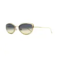 Longines butterfly-frame sunglasses - Gold